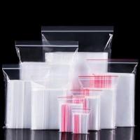 100PCS Small Ziplock Bags Resealable Self Sealing Zipper Clear Plastic Bags for Jewelry Cookie Candy Self Sealing Plastic Bags Food Storage Dispensers