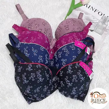 Plus Size 36-42 B Bra Sexy Push Up Thin Cup Bras Solid Color