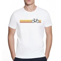 Vintage MenS Creative Retro Bicycle Cycling T-Shirt Print T Shirt Short Sleeve Hipster O-Neck Design Tops Cool Streetwear Tee