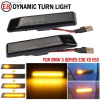 ❉✟◎ LED Dynamic Turn Signal Light For BMW X5 E53 3 Series E36 Side Marker Flasher Flowing Water Blinker Flashing Light