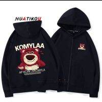 2023 NEWnew Komylaa Unisex Hooded Jacket เสื้อแจ็คเก็ตผ้าฝ้ายพร้อมซิป