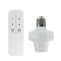 E27 Wireless Remote Control Light Lamp Holder High Quality 20M Base ON/Off Switch Socket Range Smart Device for LED Bulb