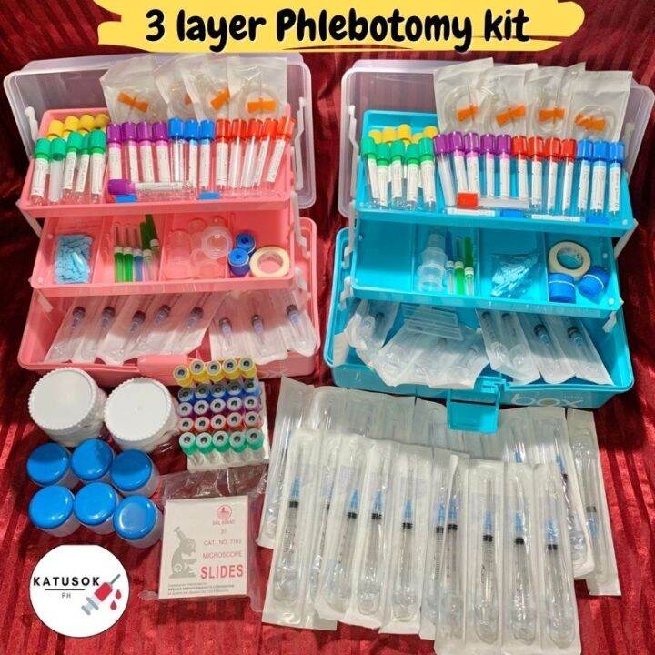 Katusok / 3 Layer Complete Phlebotomy Kit for Medtech/ Phlebotomy kit