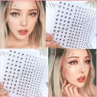 【YF】 1 Sheet Face Rhinestone Crystal Stickers 3D Diamond Self Adhesive Party Makeup Art Beauty Body Brow Tattoo Gems