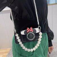 （HOT) สร้อยข้อมือมุกแฟชั่น DIY เคสศัพท์มือถือกระเป๋าสายโซ่สะพายข้างเครื่องประดับสายสะพายมุกยาวแฟชั่นสำหรับผู้หญิง