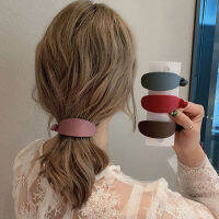 สีทึบที่หนีบผมอคริลิกสำหรับหญิงสาวผมที่หนีบแบบปูHairgrip Elegantผมแบบเรียบอุปกรณ์ติดแต่งผมHairp