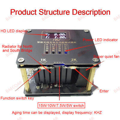 10W 15W Wireless Chargers Smart Tester YBZ Multi Funtion Development Tool สำหรับ Apple Magsafe เครื่องมือทดสอบอัจฉริยะ