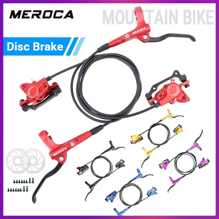 MEROCA Mt500 Aluminum Alloy Bicycle Hydraulic Brake For MTB 160mm Rotor ...