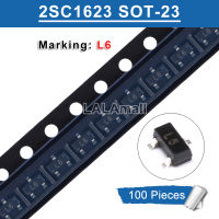 100ชิ้น2SC1623เครื่องหมาย L6 SOT23 SOT-23 SMD 50โวลต์/100mA NPN ทรานซิสเตอร์ใหม่เดิม