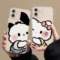 ?เปิดตัวผลิตภัณฑ์ใหม่?เคสซิลิโคนนุ่มน่ารักเข้ากันได้กับเคสโทรศัพท์ iPhone 12 13 14 14pro 13pro 12pro 14promax 13promax 12promax 12promax 14plus โปร่งใส