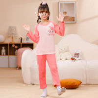 Korean Unisex Japanese-style Long Sleeve Nighty Pajamas for Kids Baby Pajamas ChildrenS Clothing Girls