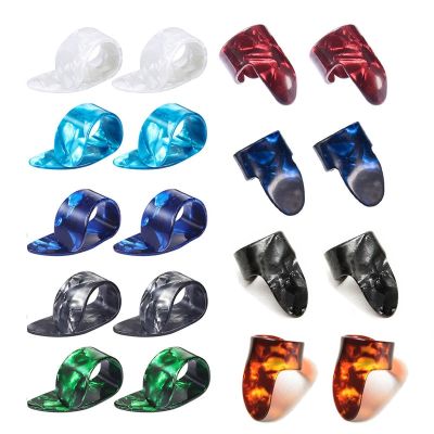 ：《》{“】= 4Pcs Guitar Plectrums Sheath Thumb Finger Picks For Acoustic Electric Bass Guitar