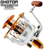 ZZOOI Ghotda Metal Spool Strong and Durable  Spinning Fishing Reel 1000-6000Series Metal Handle Left/Right Interchangeable Reel