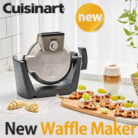 Cuisinart เครื่องทำวาฟเฟิลแนวตั้ง WAF-V400KR,กระทะทำวาฟเฟิลเครื่องปิ้งขนมปังสำหรับอบเครื่องทำอาหารในห้องครัว