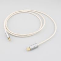 High Quality Hifi USB Cable Type A-B With Viborg USB Plug Audio Cable DAC USB Hi-end High Purity Silver Plated Audio Signal Line