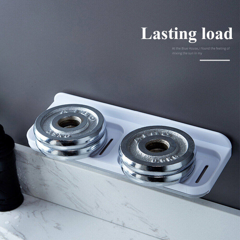 ThorCo Wall Mounted Drawer Soap Dishes Bathroom Soap Rack Sponge Holder No Drilling Soap Storage Tray for Bathroom&Kitchen Sink