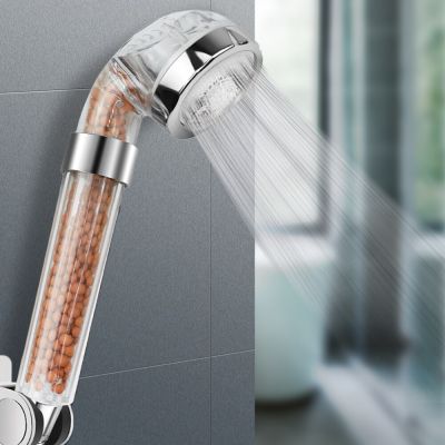Bath Shower Head High Pressure Spray Nozzle Activated Carbon Filter Saving Water Shower Heads Bathroom Rainfall Anion SPA Nozzle  by Hs2023