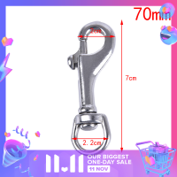 ?【Lowest price】LANG เหล็กกล้าไร้สนิม Bolt Snap Hook คลิปดำน้ำ Singel Hook BCD เครื่องมืออุปกรณ์เสริม