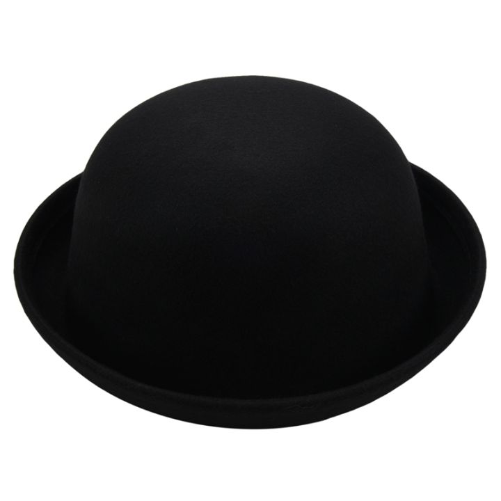 1piece-melon-bowler-hat-hat-bowler-hat-bowler-hat-felt-hat-chaplin-hat-riding-hat-black