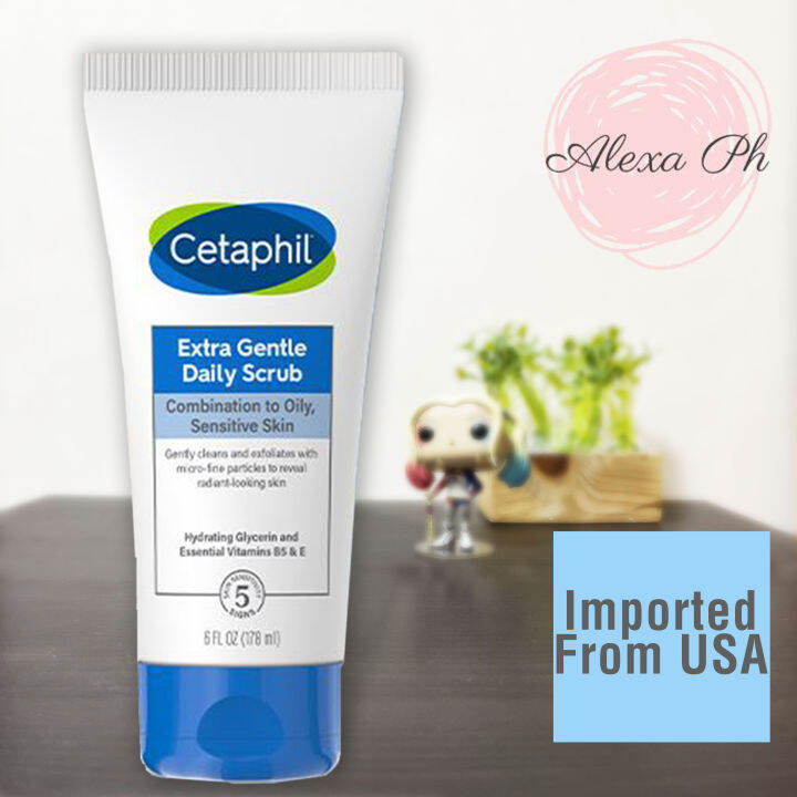 Cetaphil Extra Gentle Daily Scrub, Combination To Oily, Sensitive Skin ...