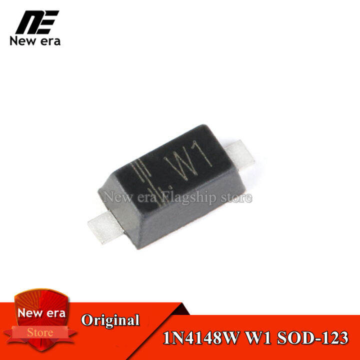 100x 1N4148W SMD Switching Diodes - SOD-123 Package, 100V, 150mA, High Speed - Ideal For General Purpose Circuits