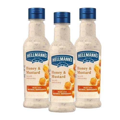 Hellmann's Honey & Mustard Dressing 3 Pack (210ml per Bottle) | Lazada PH