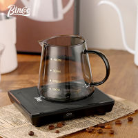 Bincoo หม้อแบ่งปันกาแฟชงหูแก้วกันความร้อนสำหรับแขวน,ถ้วยแก้วกันน้ำแข็ง450มล.