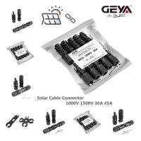 (Speedy electronic) Geya 5 Pasang Penyambung DC 30A โซลาร์เซลล์45A 1000V 1500V ชายหญิงฝาครอบกันฝุ่นแผงโซล่าบวก Kabel Yang Sesuai 2.546.0 Mm2