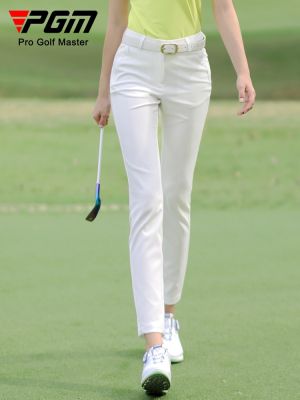 PGM Golf Pants Summer Trousers High Elasticity Waterproof Breathable Fabric Slim Fit Womens Spot Wholesale golf