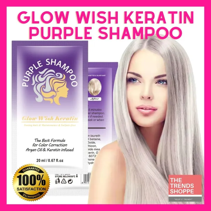 The Trends Shoppe Original Glow Wish with Keratin PURPLE Shampoo