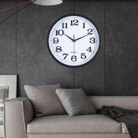 นาฬิกา wall clock นาฬิกาบ้าน นาฬิกาแขวน นาฬิกาติดผนังขนาด 8-10-12นิ้ว นาฬิกทรงกลม เข็มเดินเรียบ ไร้เสียง ระบบ