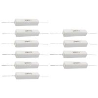 8 Pcs Wire Wound Ceramic Cement Resistor 8 Ohm 20W 5%