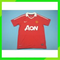 2022 2023 Newest เสื้อกีฬาแขนสั้น ลายทีมชาติฟุตบอล MU 10-11 ชุดเหย้า สไตล์เรโทร