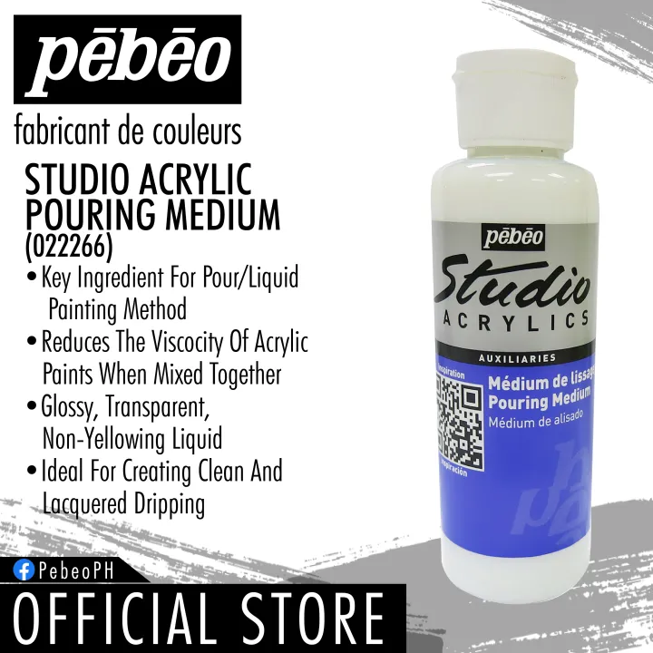 Pebeo Gel Iridescente Oro 250 Ml Per Pittura, Miscelabile Con Colori E Diluibile In Acqua
