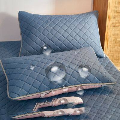 【CW】❈◆  Europe double-deck Pillowcase Anti-Mite  Anti-Bacterial Cotton Bedroom Decoration