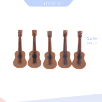 Tumato 1:12/1:24บ้านตุ๊กตาพลาสติกมาร์กตำแหน่งนิ้วกีตาร์กีร์ต้าคลาสสิคการตกแต่งบ้าน