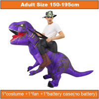 Hot Adult T-REX Dinosaur Inflatable Costume Walk Mascot Inflated Garment Suit Carnival Halloween Cosplay Costume for Men Women