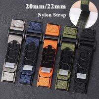 ✐☃ 20มม. 22มม. Nylon Watch Band Accessories Sport Quick Release Bracelet Replacement Wrist Band Black Green Orange Weave Watch Strap