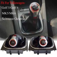 For VW Volkswagen Golf 5/6 MK5 MK6 Scirocco(2009) Octavia Car Gear Shift Knob Lever Stick Pen Handle Boot Cover Gaiter Case