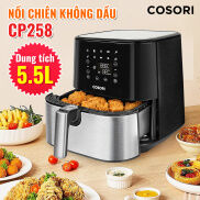 Nồi chiên không dầu điện tử Cosori CP258- AF-RAMvỏ thép
