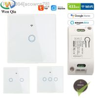 Tuya Wifi Smart Light Switch 1/2/3 Gang Wireless Push Button Wall Switch 10A DIY Relay Timer Voice Module Google Home Alexa