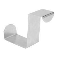 ✤♦ 2PC Back Door Hook Stainless Steel Kitchen Cabinet Clothes Hanger Home Storage Hanger Organizer Hooks For Hanging Silver Hook