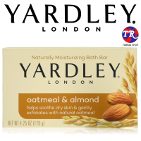 Yardley London OATMEAL &amp; ALMOND BAR SOAP ยาร์ดเล่ย์ สบู่ก้อน สูตร โอ๊ตมีล อัลมอนด์120กรัม