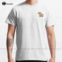 Capybara Classic T-Shirt T Shirts High Quality Cute Elegant Lovely Kawaii Cartoon Sweet Cotton Tee Shirts Xs-5Xl Unisex