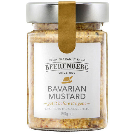 บีเรนเบิร์ก บาวาเรียน มัสตาร์ด (มัสตาร์ดปรุงรส) 150g  Beerenberg Bavarian Mustard (9577)