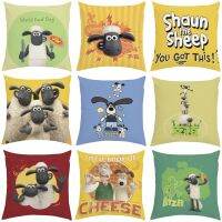 【hot】﹍✽ 40x40cm Anime Gromit pillowcase polyester short plush zipper decoration cushion car childrens gift 45x45cm