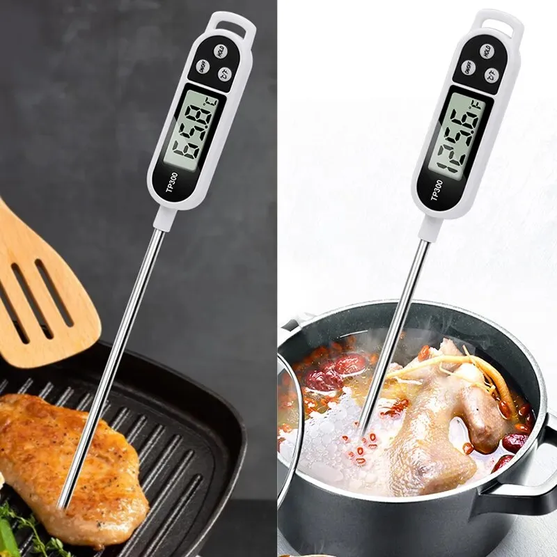 Kitchen Digital BBQ Food Thermometer Meat Cake Candy Fry Grill Dinning