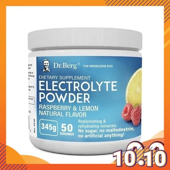 Dr. Berg's Original Electrolyte Powder - Hydration Drink Mix Supplement ...