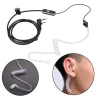 Headset 2 pin Air Tube Earpiece PTT MIC Covert Acoustic Tube Earphone  for Baofeng Retevis Radios  L3FE Over The Ear Headphones