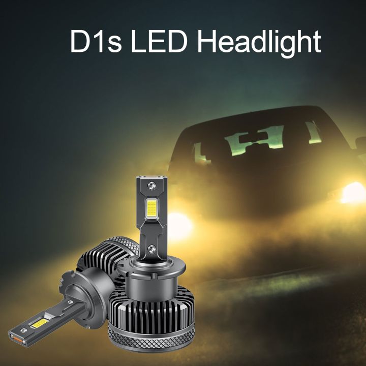 หลอดไฟไฟหน้ารถมอเตอร์ไซค์แบบ-led-d1s-d1r-สว่างมาก110วัตต์40000lm-ไฟ-led-แบบสว่างชุดแปลงหน่วยวัดปลั๊กแอนด์เพลย์ลำแสงต่ำสูงถึงระดับเดิม